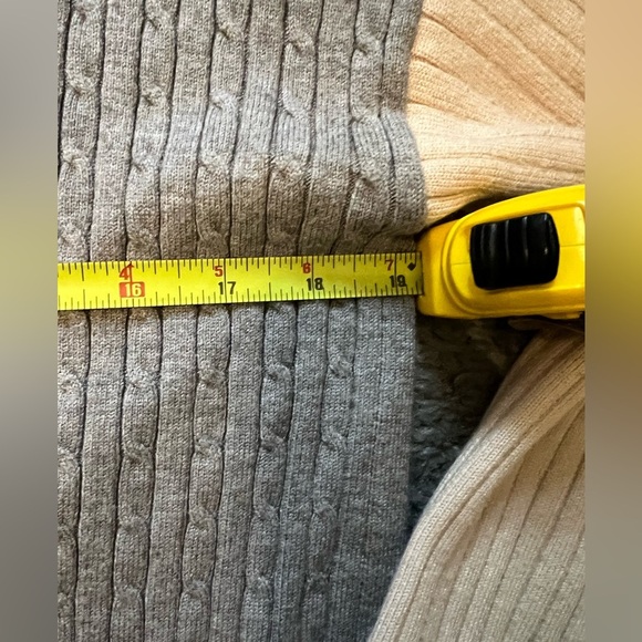 STORY Women's Gray and Tan Cardigan Sweater size S (i121) - Picture 8 of 9